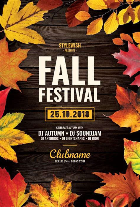 fall festival flier